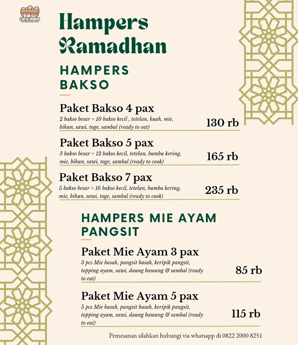 Bakso Laris Manis Cing Abdel di Pasar Minggu