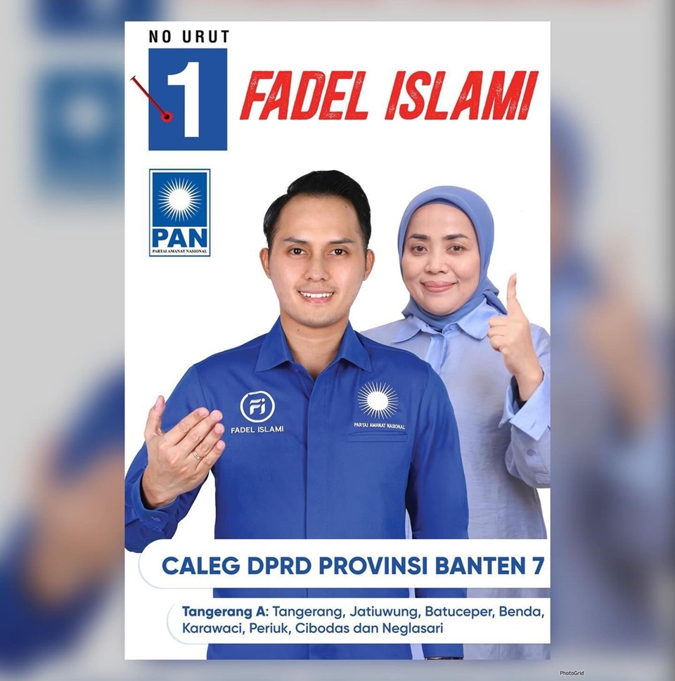Fadel Islami Suami Muzdalifah Terpilih Jadi Anggota DPRD Provinsi Banten