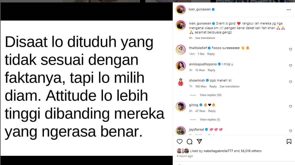 Ivan Gunawan [Instagram]