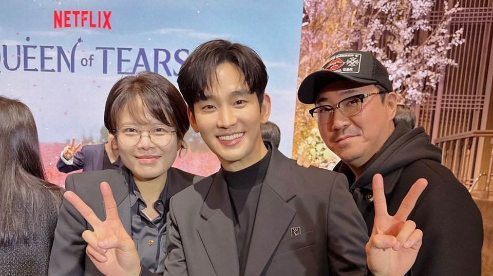 Kim Soo Hyun di Jumpa Pers Queen of Tears