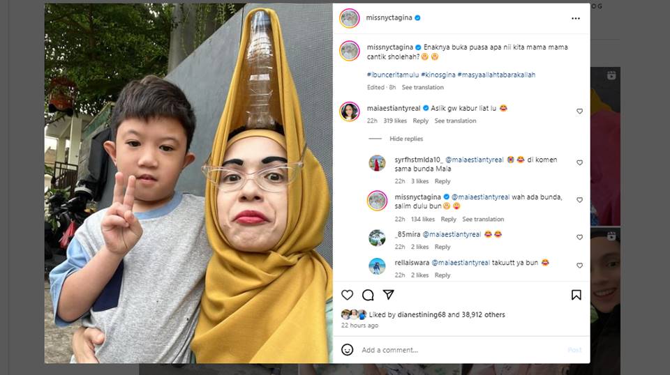 Maia Estianty Kabur Lihat Penampilan Nycta Gina [Instagram]