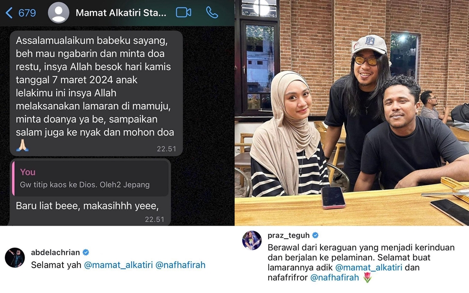 Mamat Alkatiri Tunangan