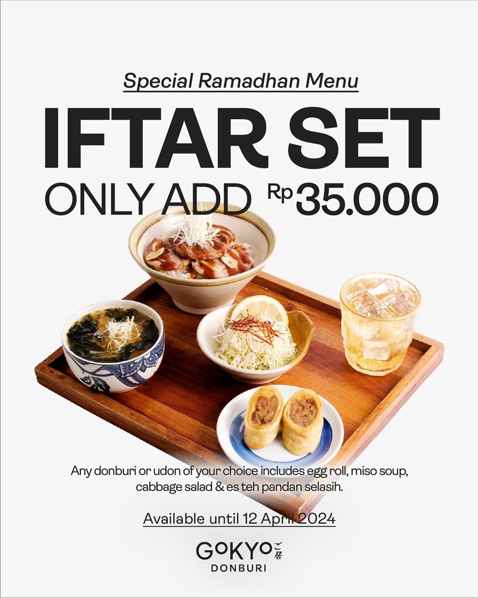 Gokyo Donburi Sediakan Menu Spesial Ramadan