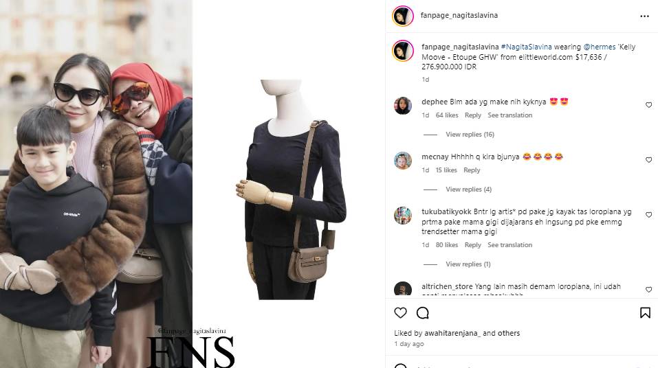 Nagita Slavina Tenteng Tas Mungil Seharga Mobil, Cara Bawanya Jadi Omongan