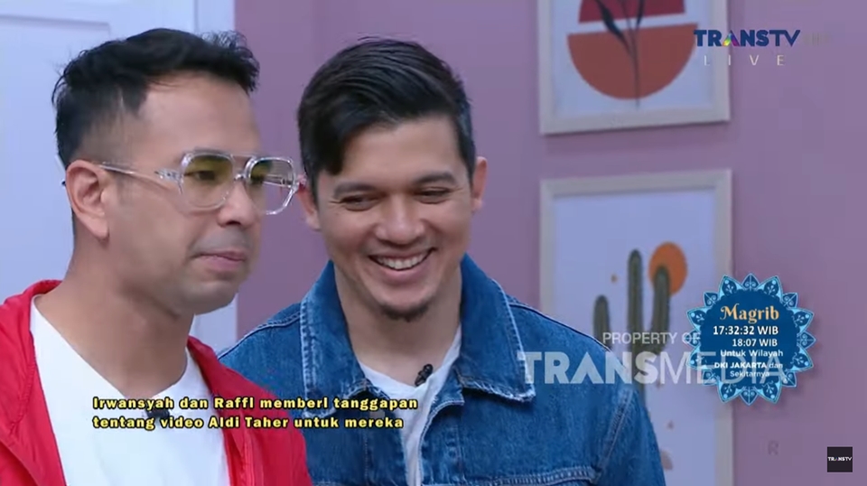 Irwansyah dan Raffi Ahmad Tanggapi Ajakan Aldi Taher Ngeband Bareng Lagi