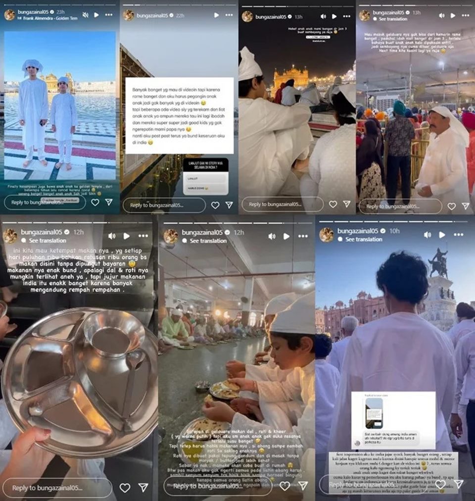 Anak-Anak Bunga Zainal Ikuti Ritual Agama Sikh