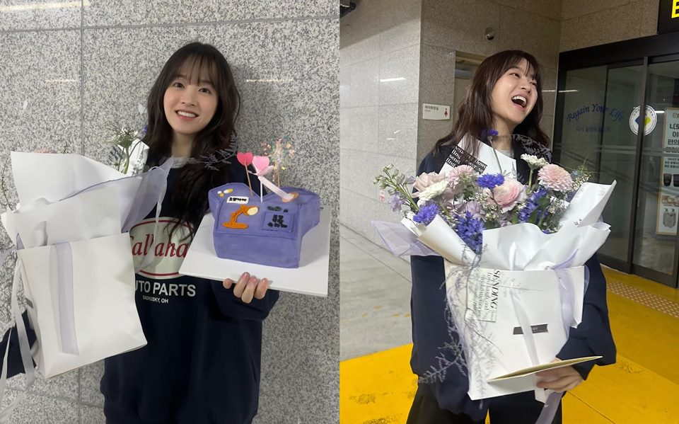 Park Bo Young Syuting 'Light Shop' [Instagram]