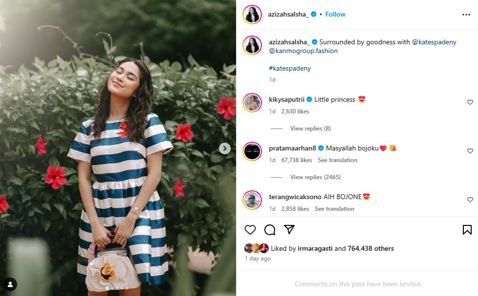 Pratama Arhan Gombali Azizah Salsha [Instagram]