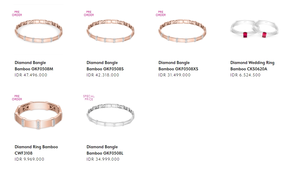 Harga Perhiasan Gelang dari Andhika Pratama untuk Ussy Sulistiawaty [passionjewelry.co.id]