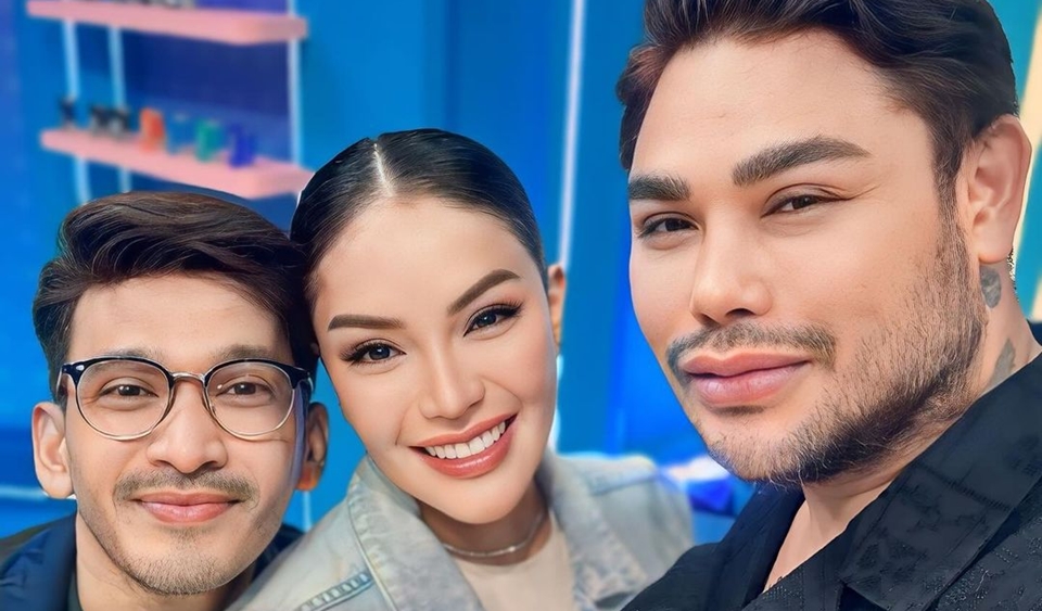 Ivan Gunawan bareng Nikita Mirzani dan Ruben Onsu
