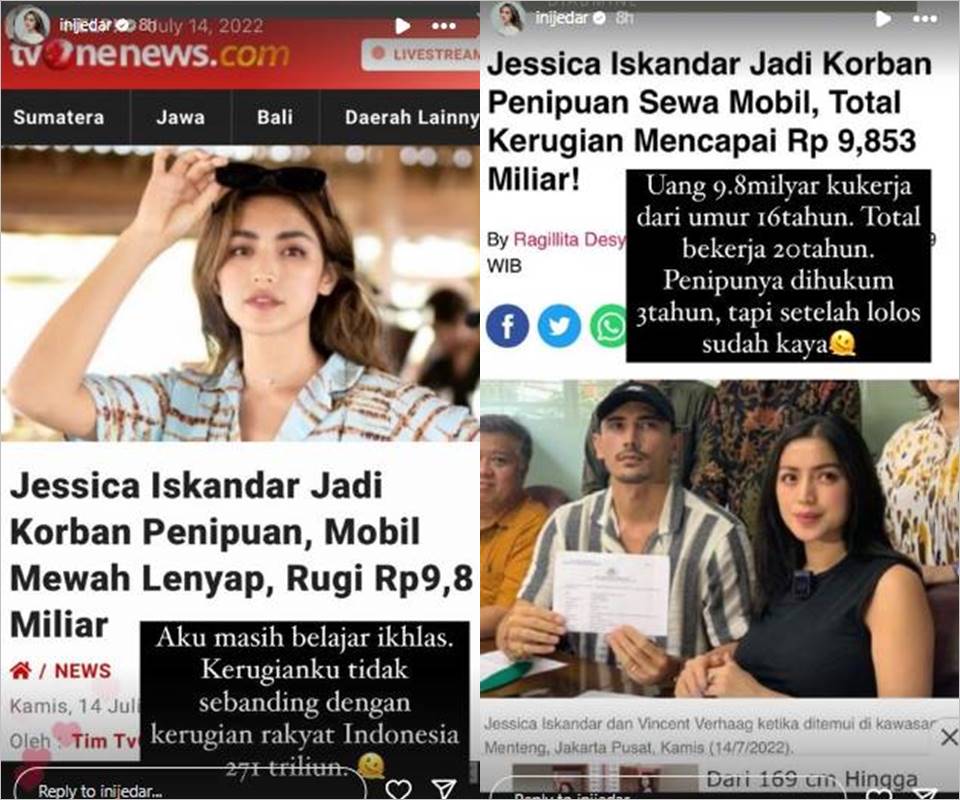 Jessica Iskandar [Instagram]