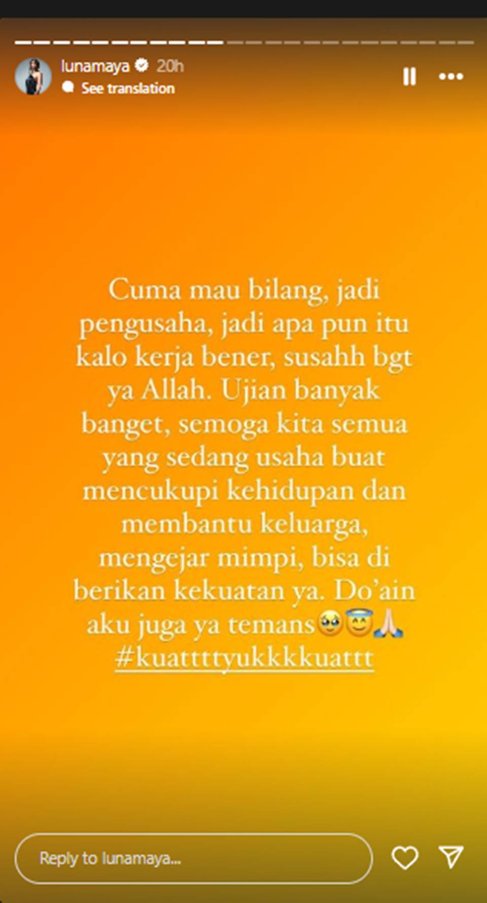 Luna Maya Curhat Susahnya Jadi Pengusaha Jujur [Instagram]