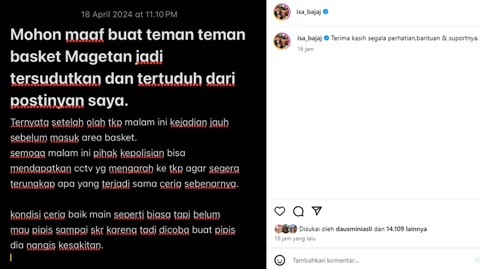 Anak Isa Bajaj Alami Kekerasan dari Cowok Tak Dikenal