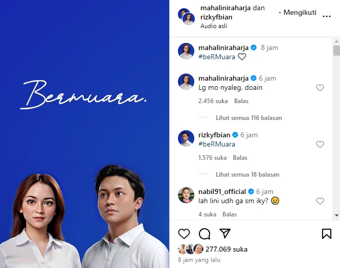 Komentar Mahalini Mau Nyaleg