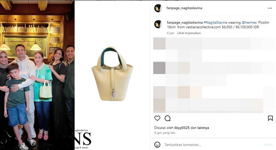 Harga Tas Nagita Slavina