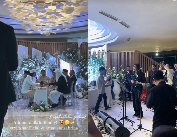 Pernikahan Virzha Dihadiri Ello