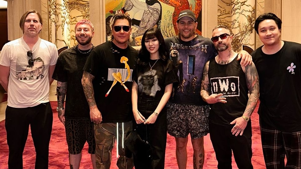 Potret Artis Ketemu Avenged Sevenfold yang Bakal Gelar Konser di Jakarta [Instagram]