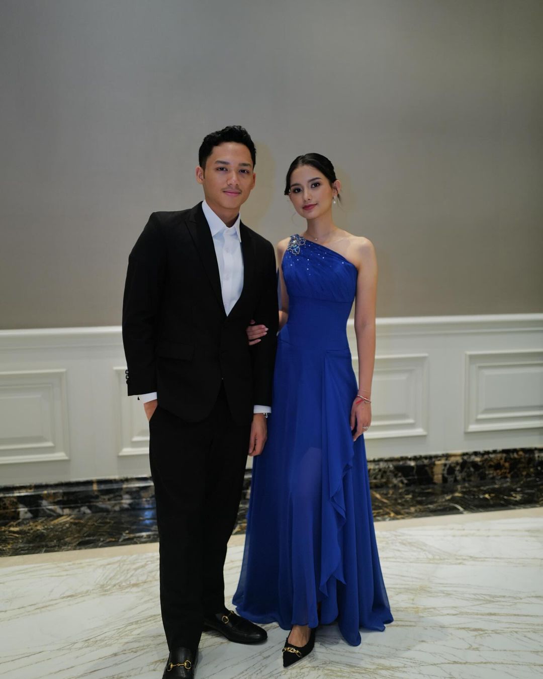 Azriel Hermansyah dan Sarah Menzel