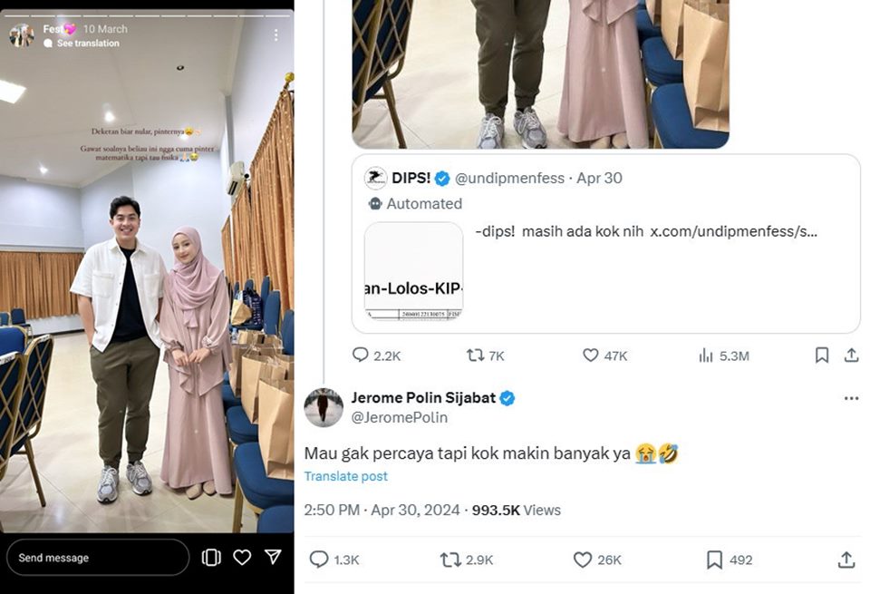 Jerome Polin 'Bongkar' Mahasiswi Peserta KIPK Hedon