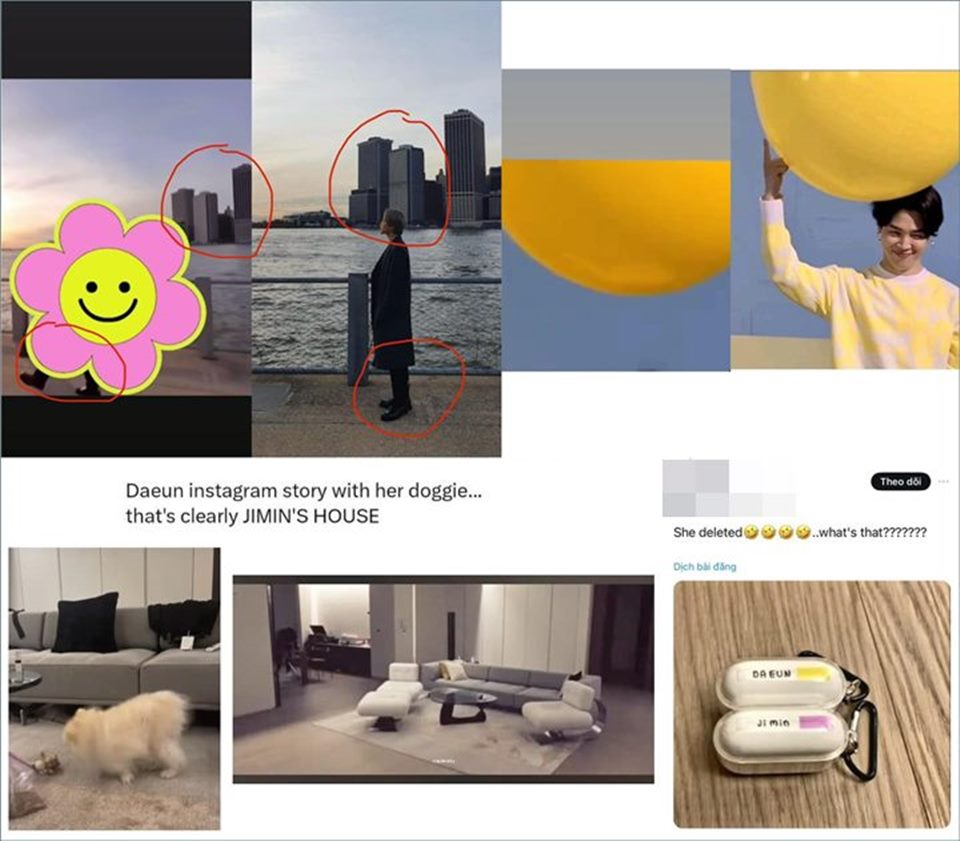 Jimin BTS Diseret Song Da Eun Lagi [Instagram]