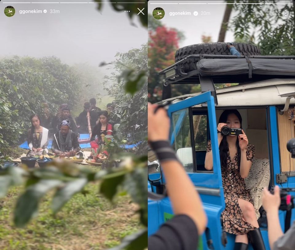 Kim Go Eun Syuting di Garut [InstaStory]