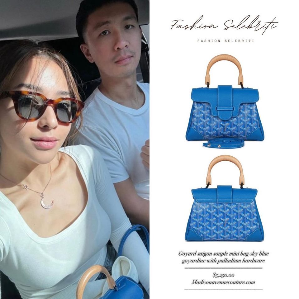Gaya Simple Nikita Willy dengan Tas Goyard 