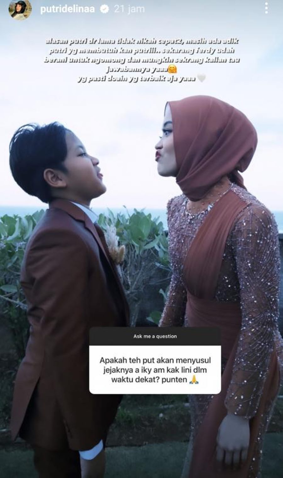 Putri Delina Tak Akan Buru-Buru Nikah demi Ferdi
