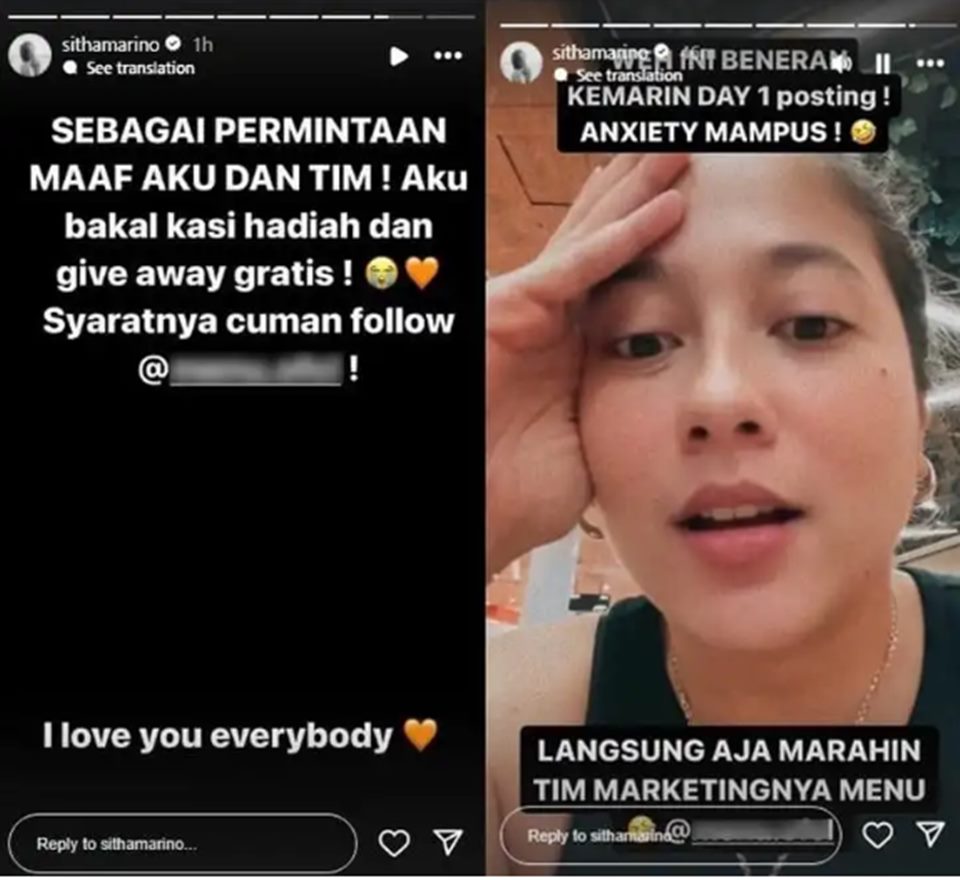 Sitha Marino Cemaskan Prank Lamaran dengan Bastian Steel 