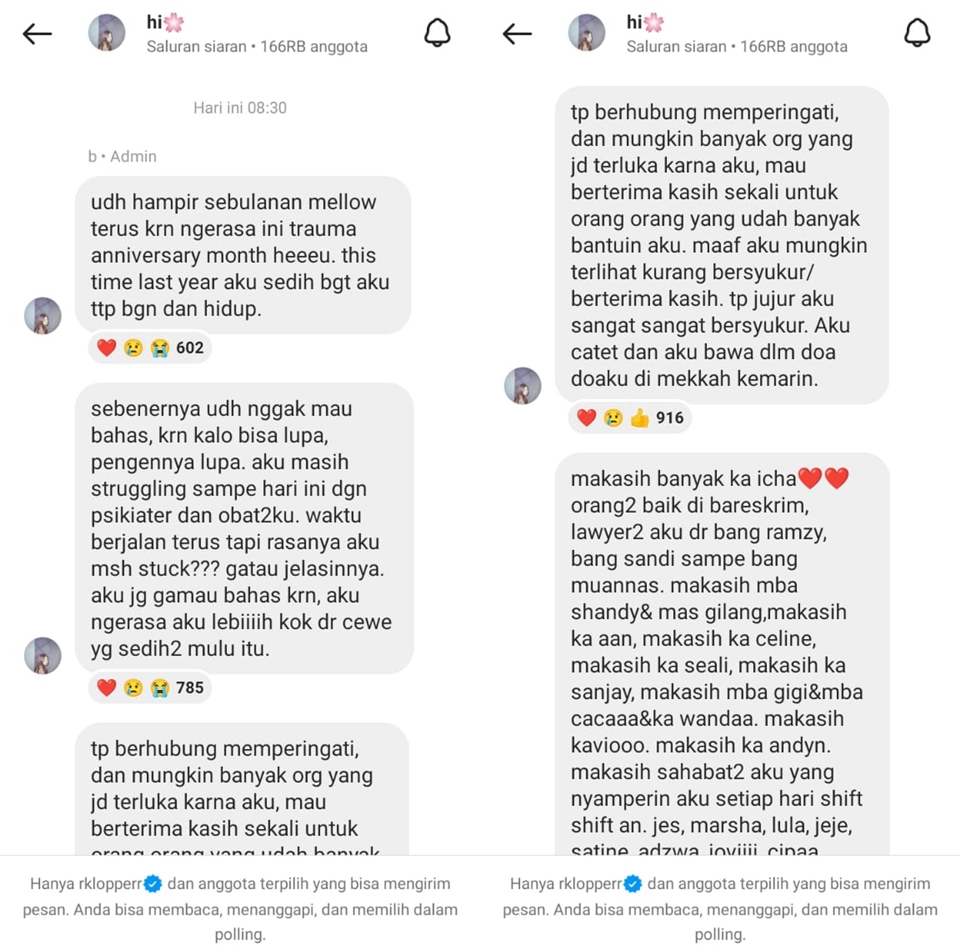 Rebecca Klopper Ucap Terima Kasih ke Marissya Icha