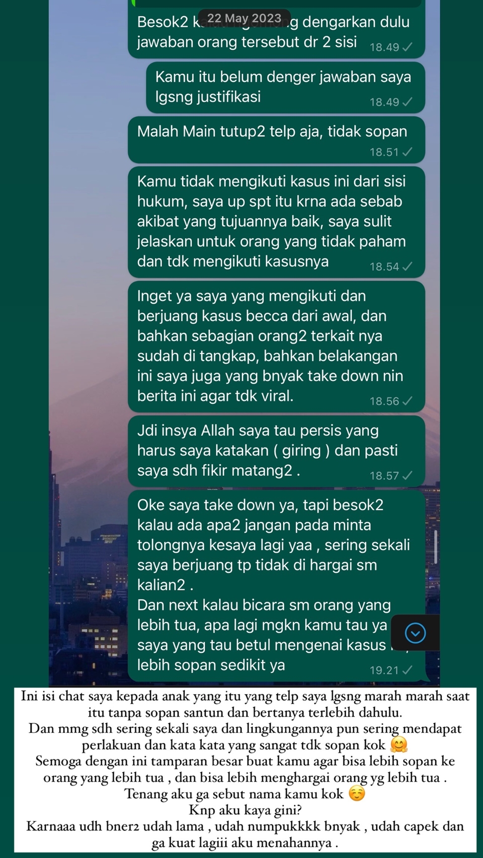 Chat Marissya Icha ke Fuji