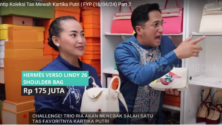 Koleksi Tas Hermes Kartika Putri [YouTube]