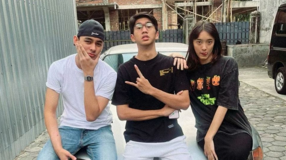 Potret Aishameglio bareng Adik dan Sepupu Ganteng [Instagram]