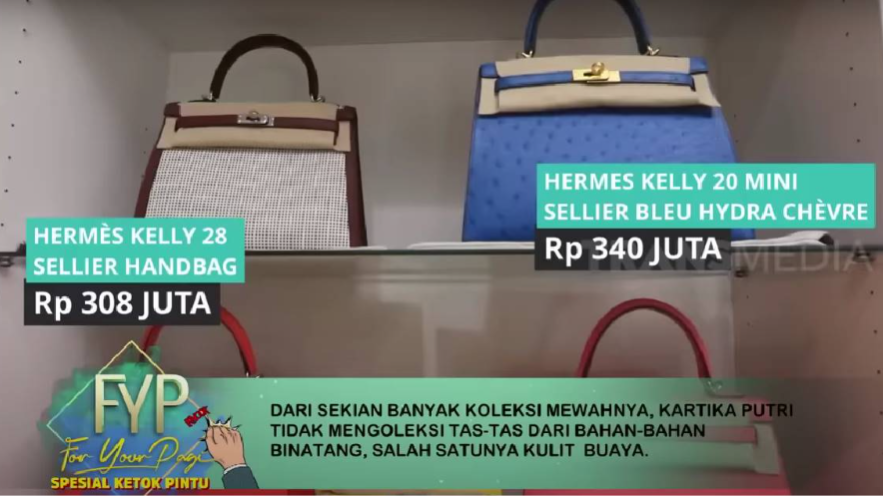 Koleksi Tas Hermes Kartika Putri [YouTube]