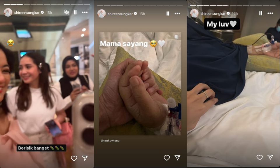 Shireen Sungkar saat Ibu Teuku Wisnu Sakit
