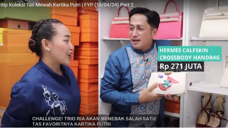 Koleksi Tas Hermes Kartika Putri [YouTube]
