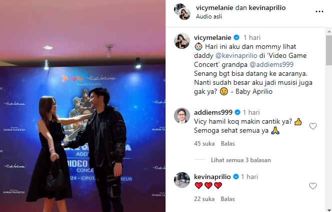 Addie MS Puji Menantunya Makin Cantik saat Hamil