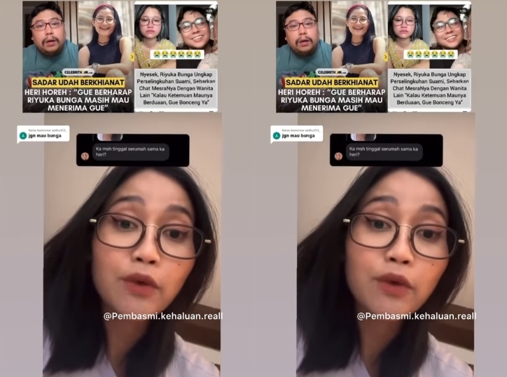 Riyuka Bunga Tegas Usir Heri Horeh dari Rumahnya