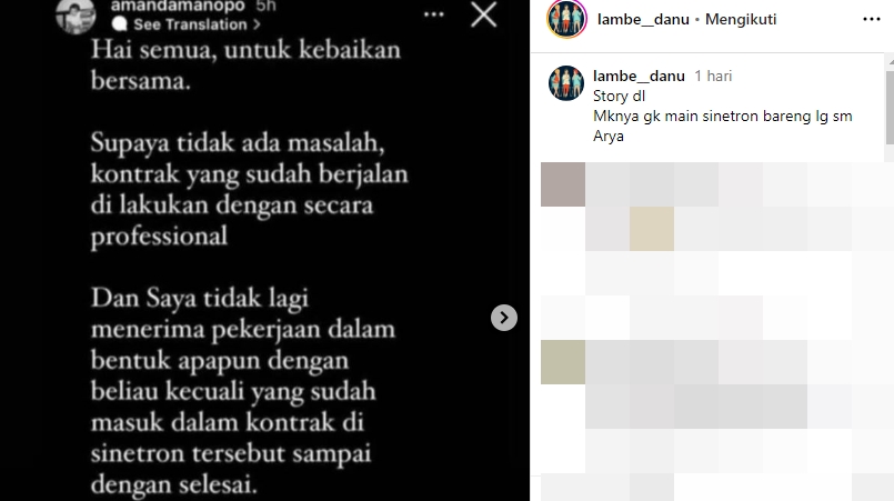 Instagram Story Lawas Amanda Manopo Diungkit