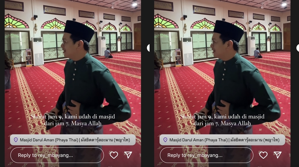 Rey Mbayang Rayakan Idul Adha di Thailand