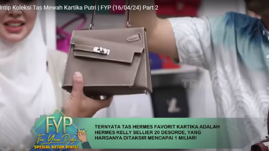 Koleksi Tas Hermes Kartika Putri [YouTube]
