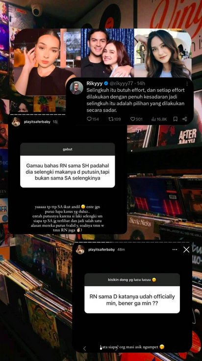 Rizky Nazar Dituduh Selingkuh dengan Dosma Hazenbosch