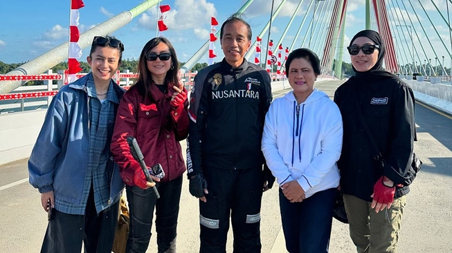 Artis Ikut Resmikan Jembatan Pulau Balang di IKN [Instagram]