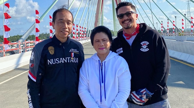 Artis Ikut Resmikan Jembatan Pulau Balang di IKN [Instagram]