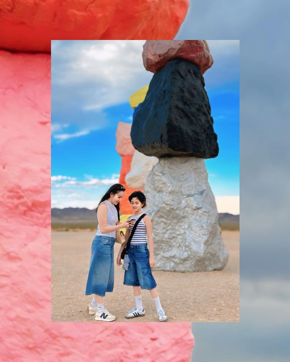 Ayu Ting Ting dan Bilqis Liburan ke AS [Instagram]