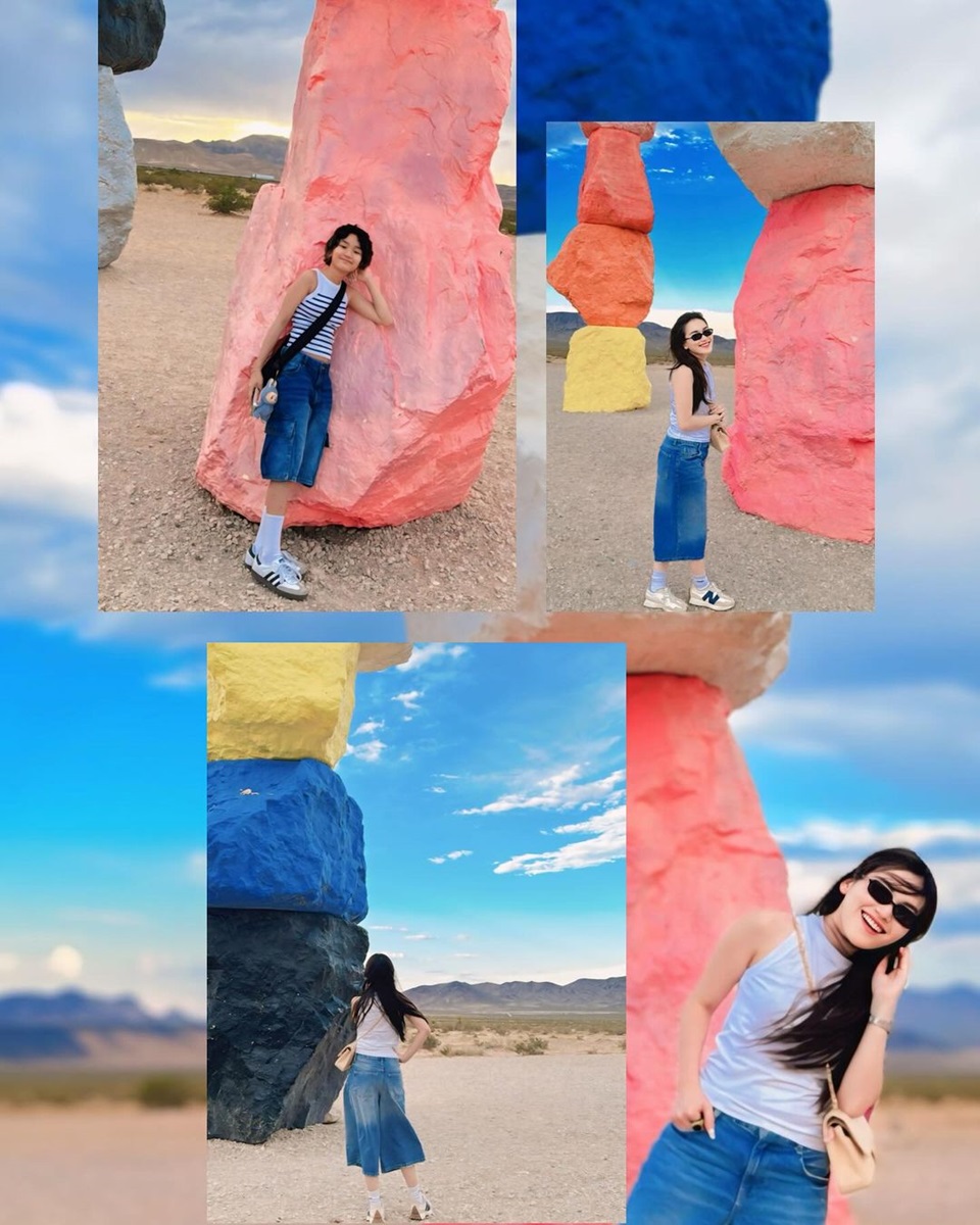 Ayu Ting Ting dan Bilqis Liburan ke AS [Instagram]
