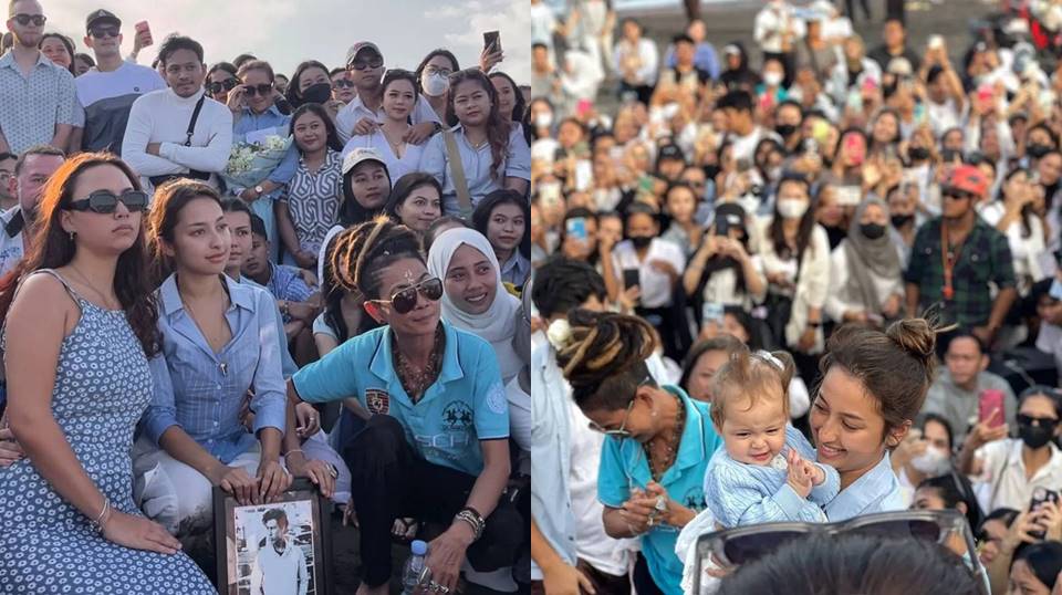 Jennifer Coppen larung abu jenazah suaminya, Dali Wasink [Instagram]