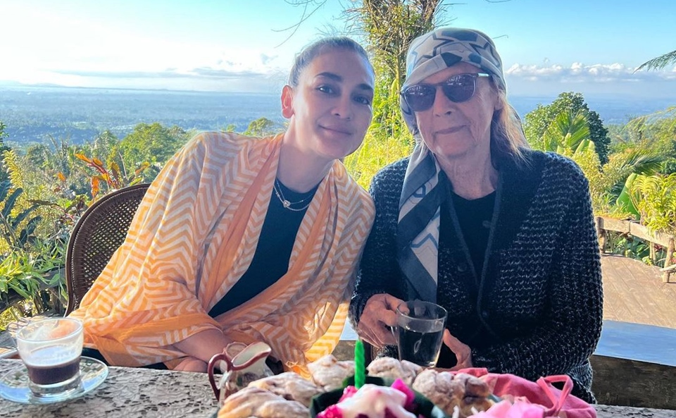 Luna Maya dan Sang Mama [Instagram]