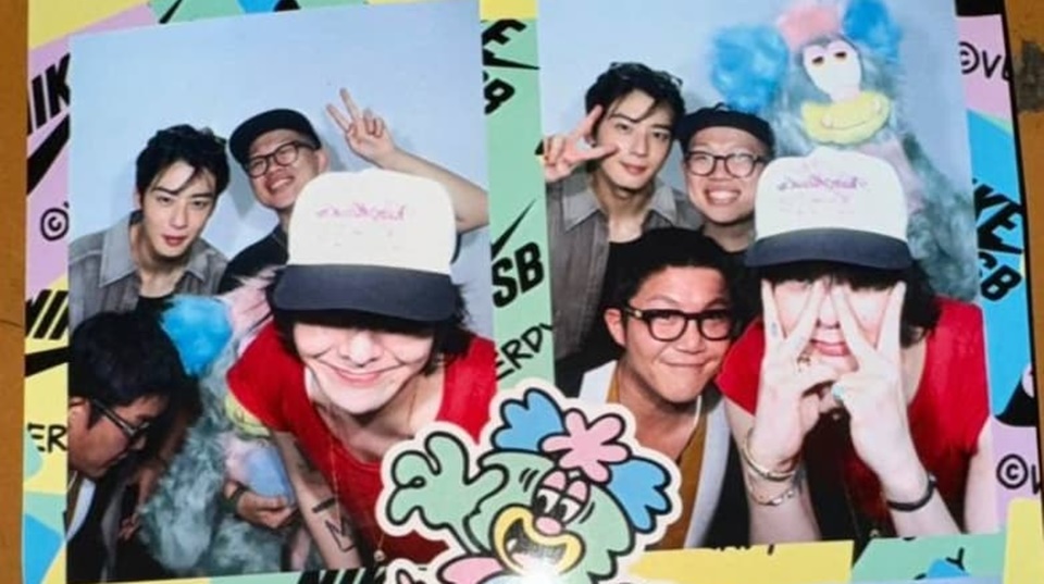 Interaski G-Dragon dan Cha Eun Woo [Instagram]