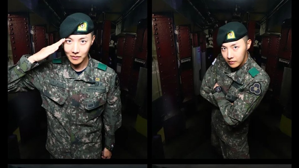 J-Hope BTS Siap-siap Keluar Wamil [Instagram]