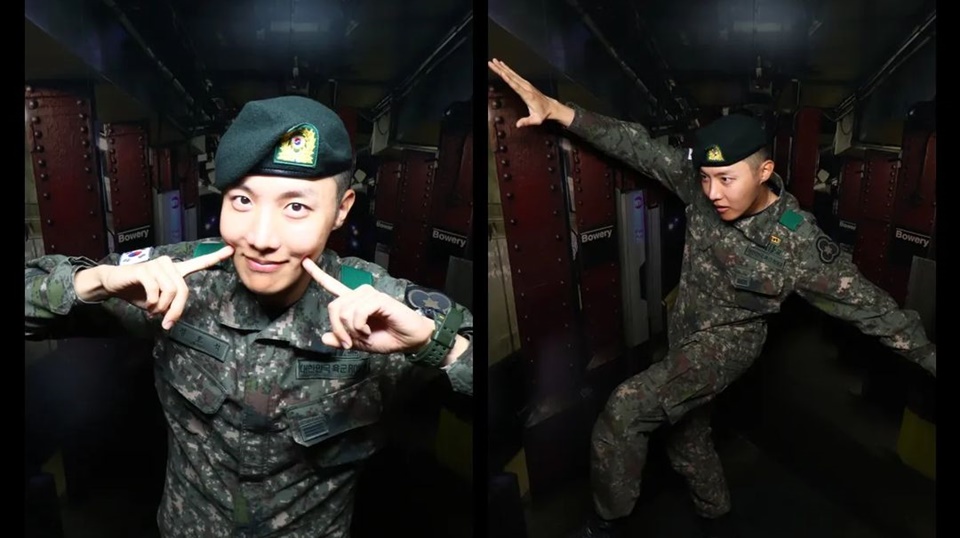 J-Hope BTS Keluar Wamil [Instagram]